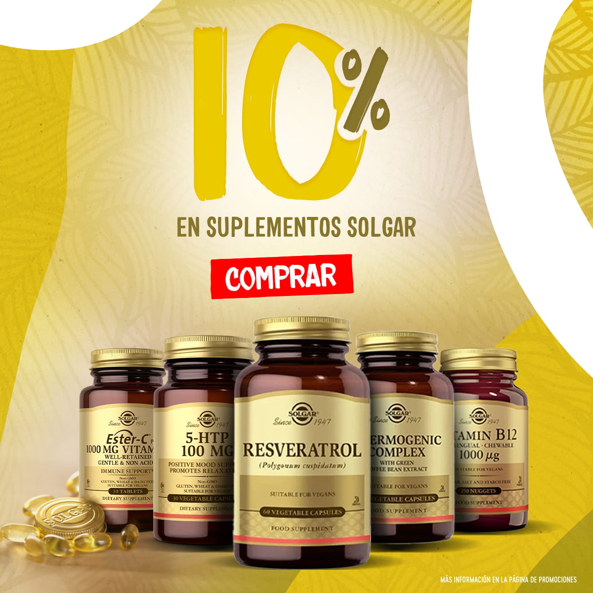 10% de descuento: Complementos